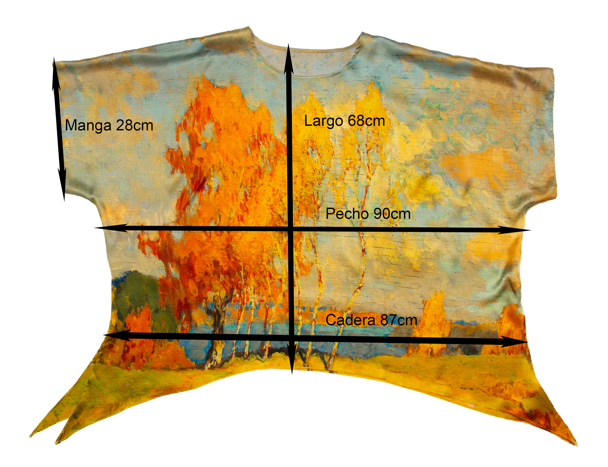 Medidas blusa Jian